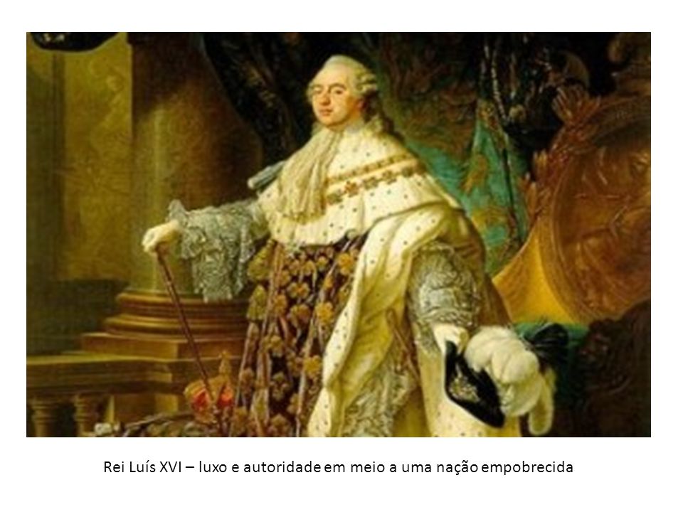 Rei Luís XVI – luxo e autoridade em meio a uma nação empobrecida