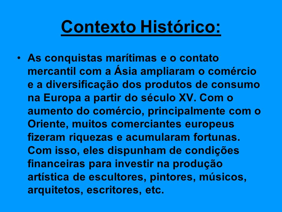 Contexto Histórico: