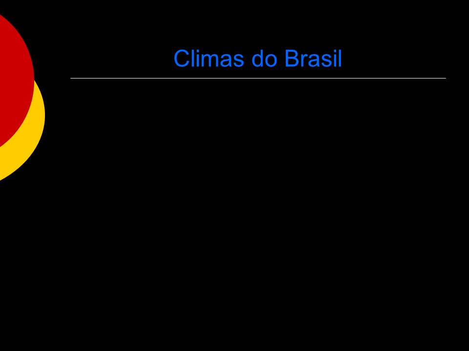 Climas do Brasil