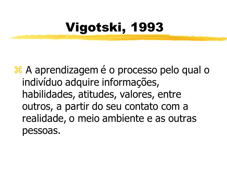 Vigotski, 1993
