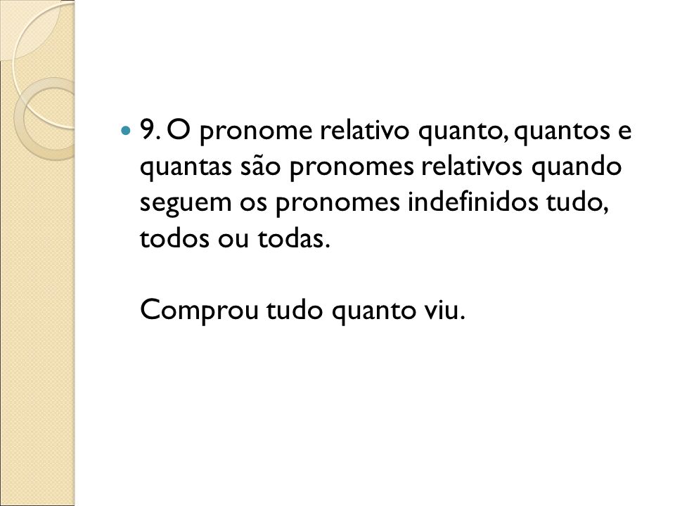 PRONOME RELATIVO. - ppt carregar