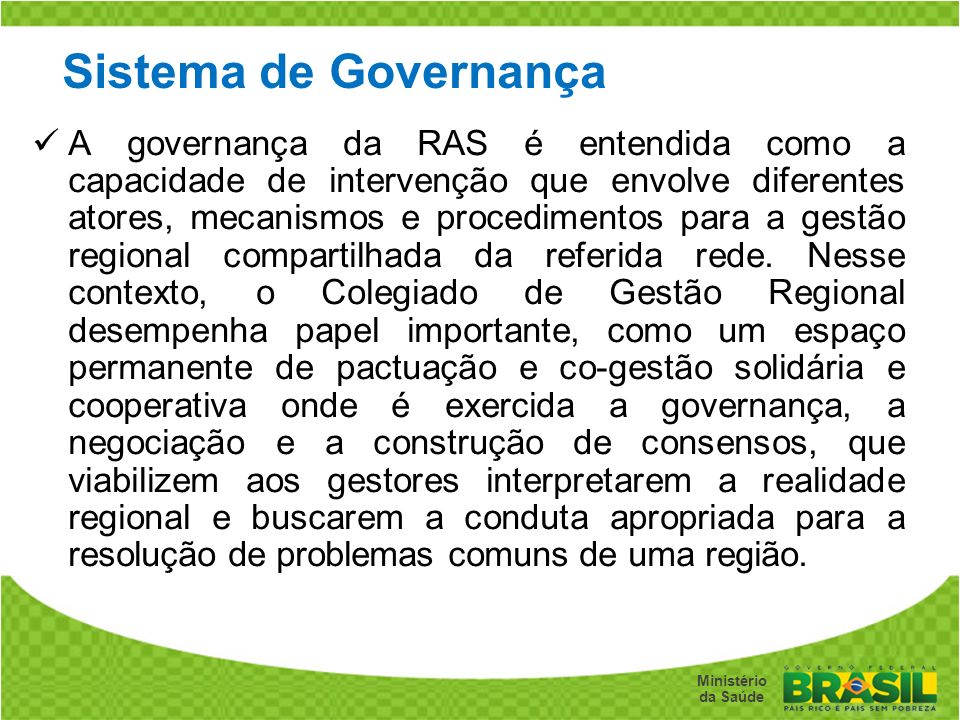 Sistema de Governança