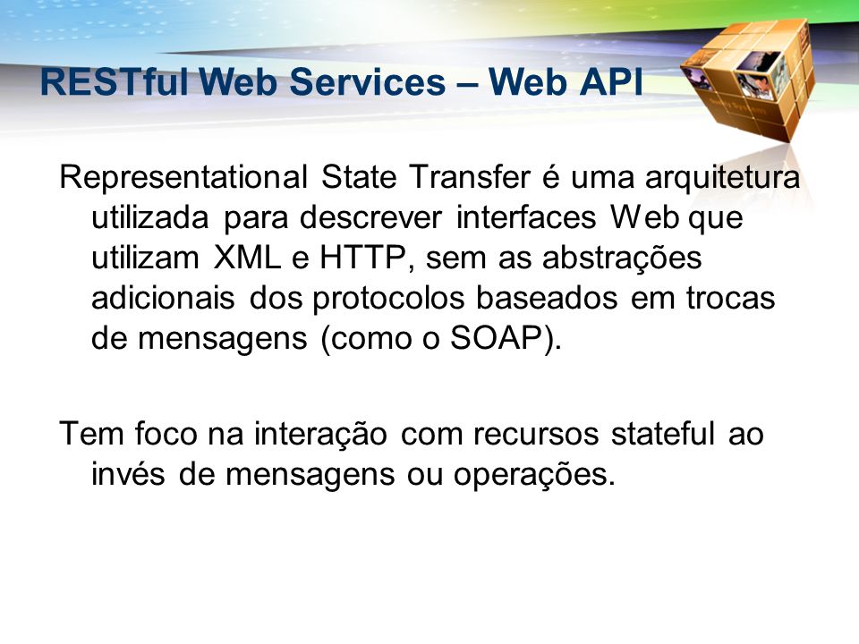 RESTful Web Services – Web API