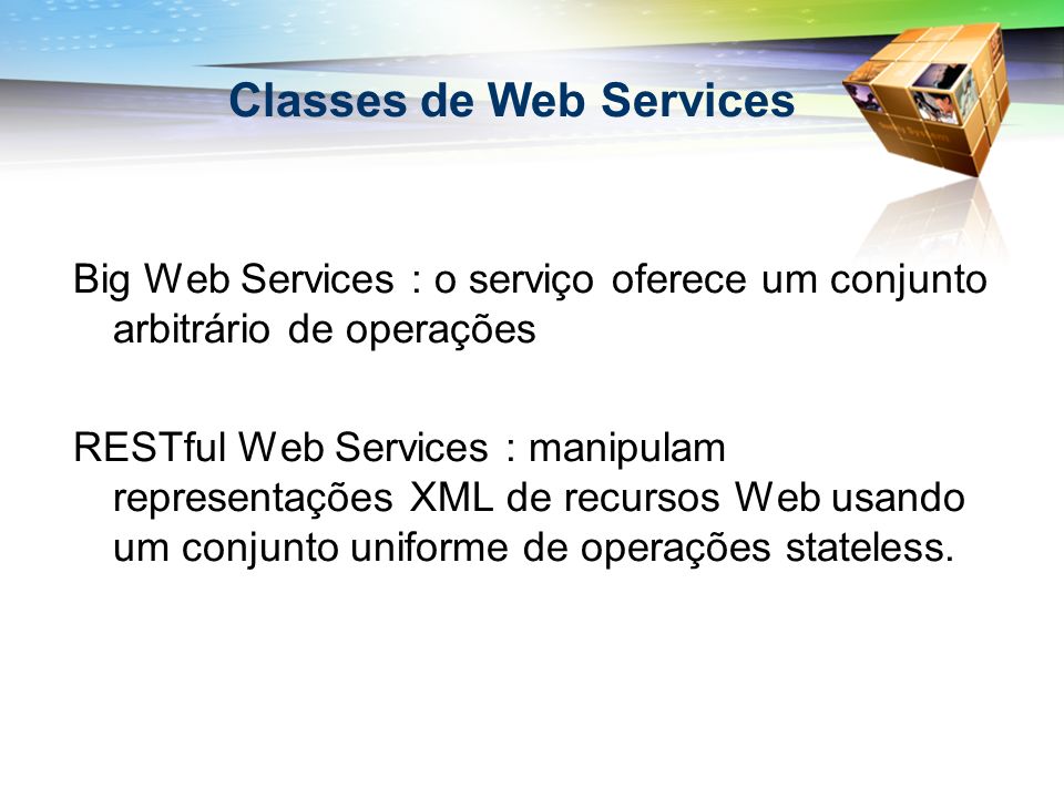 Classes de Web Services