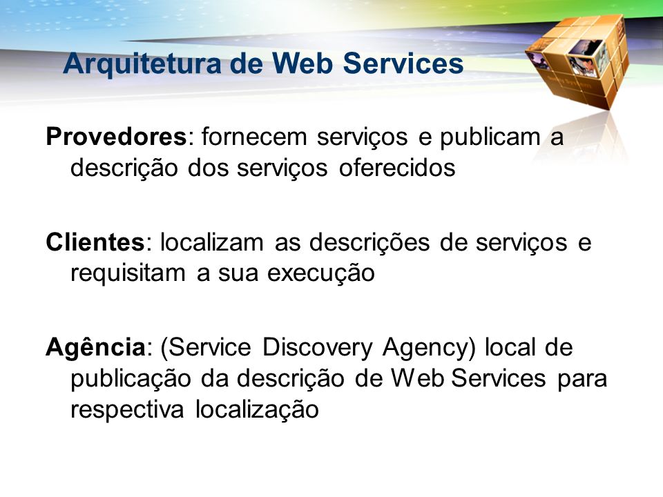 Arquitetura de Web Services