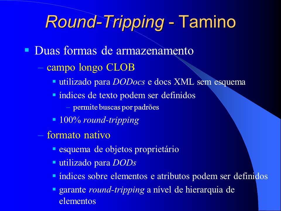 Round-Tripping - Tamino