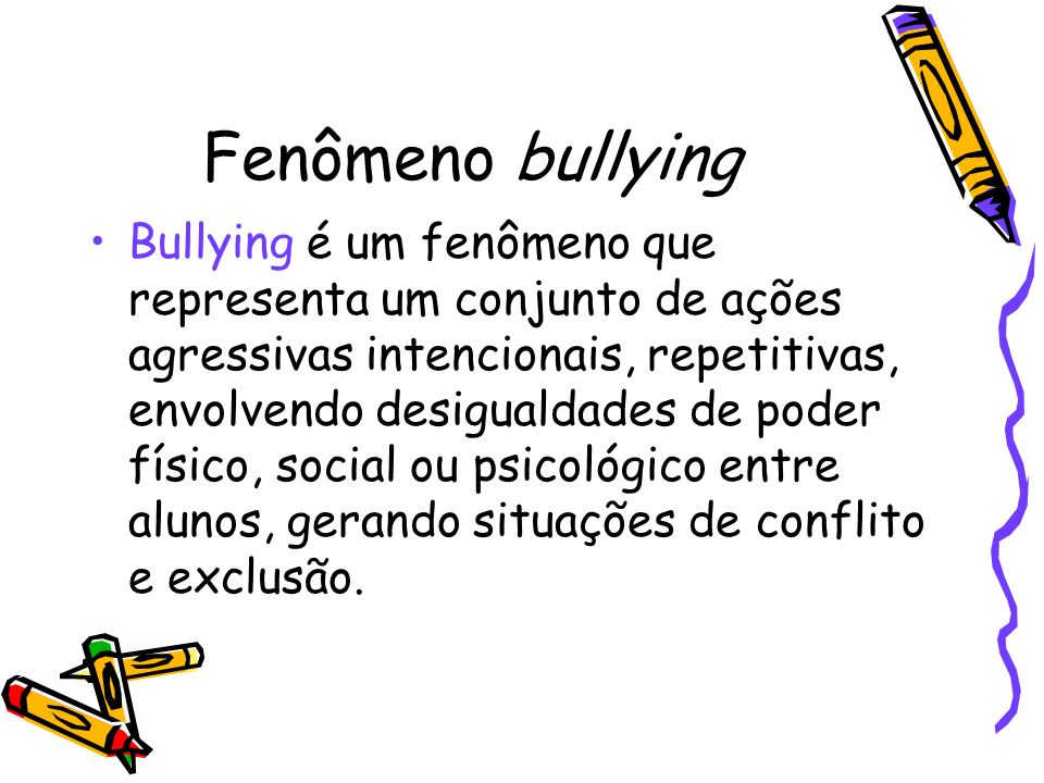 Fenômeno bullying
