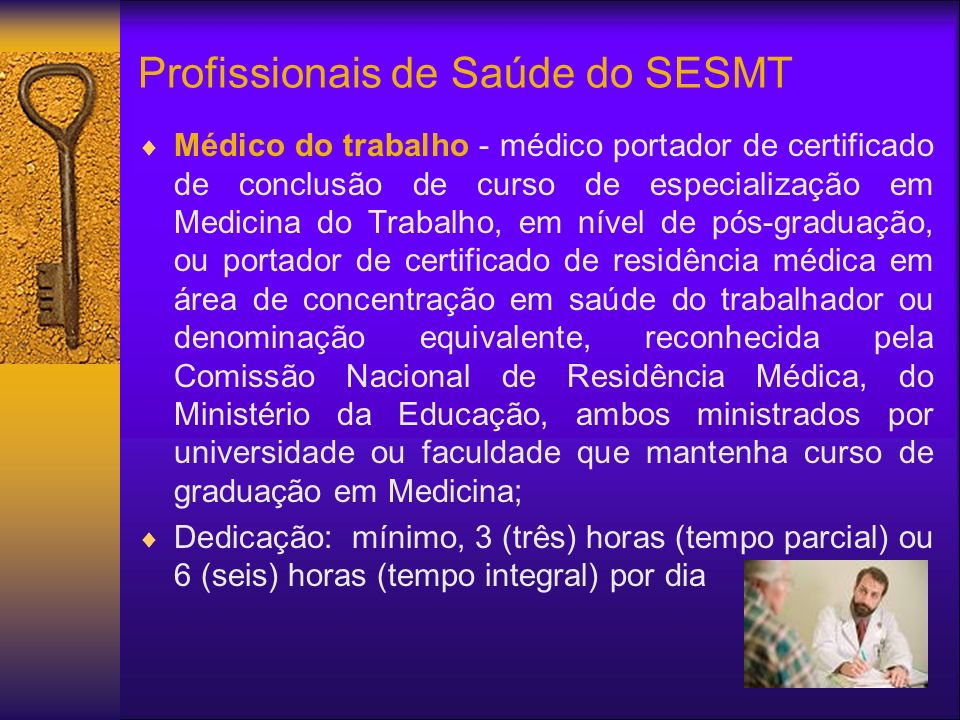 Profissionais de Saúde do SESMT