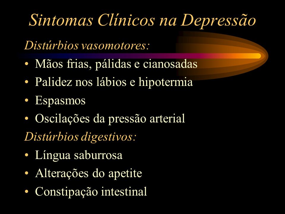 Sintomas Clínicos na Depressão