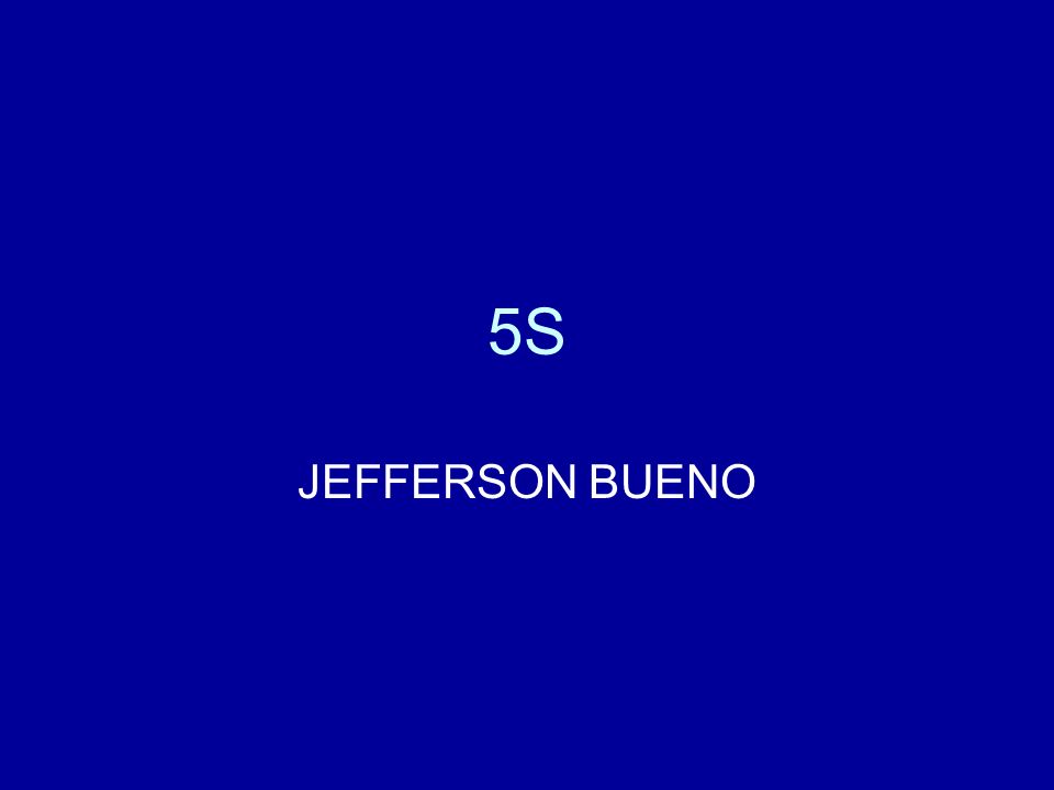 5S JEFFERSON BUENO