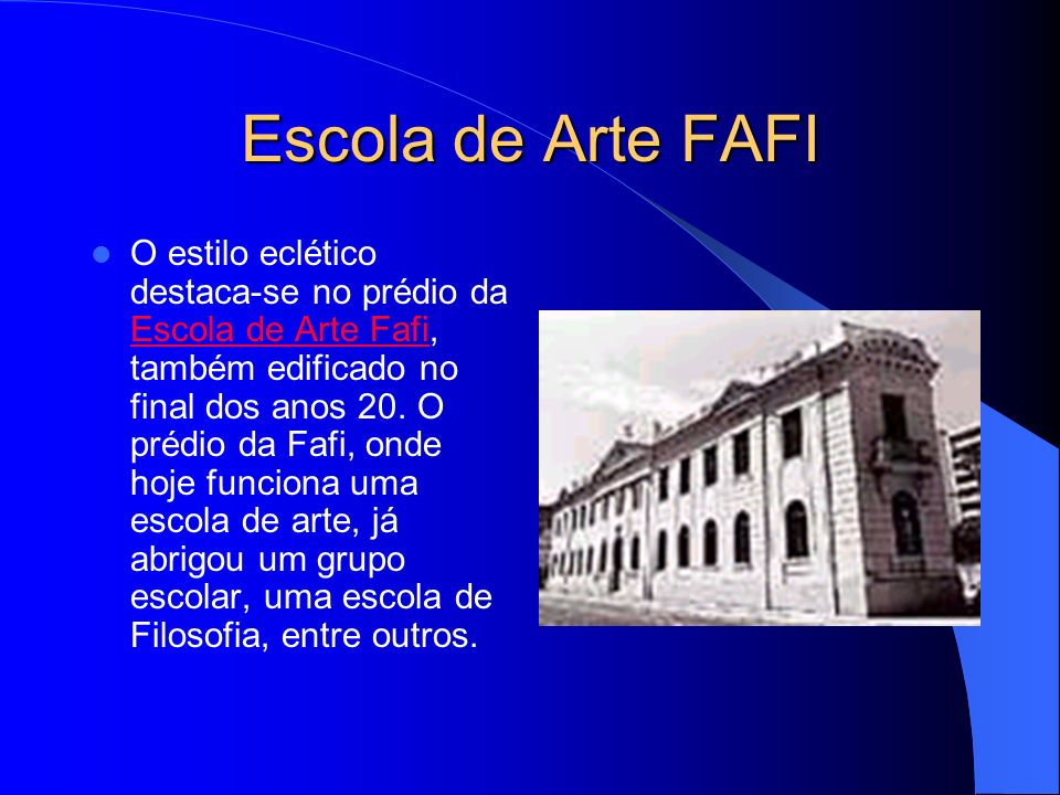 Escola de Arte FAFI