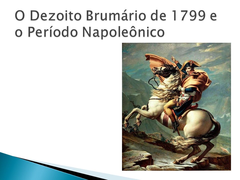 O Dezoito Brumário de 1799 e o Período Napoleônico