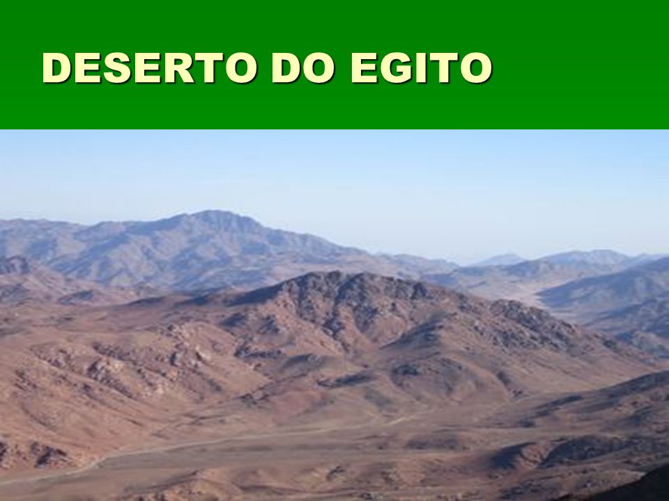 DESERTO DO EGITO
