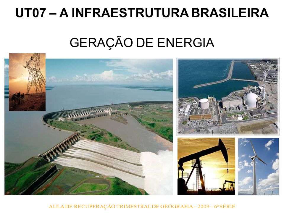UT07 – A INFRAESTRUTURA BRASILEIRA