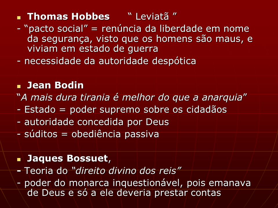 Thomas Hobbes Leviatã