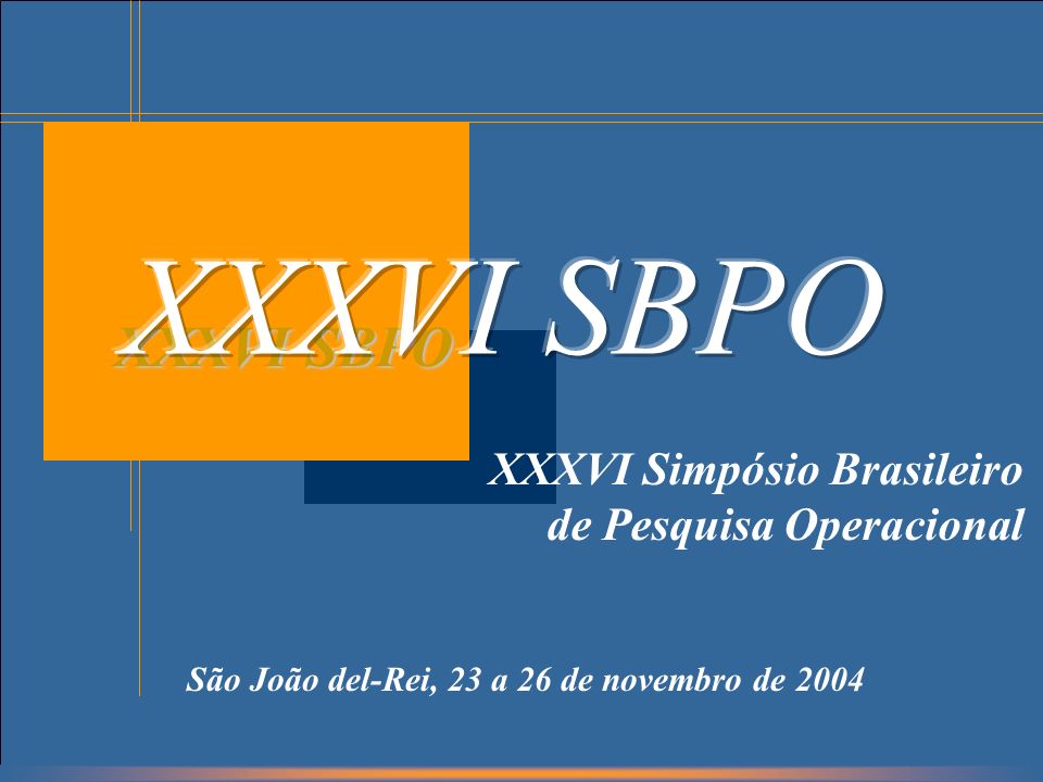 São João del-Rei, 23 a 26 de novembro de 2004