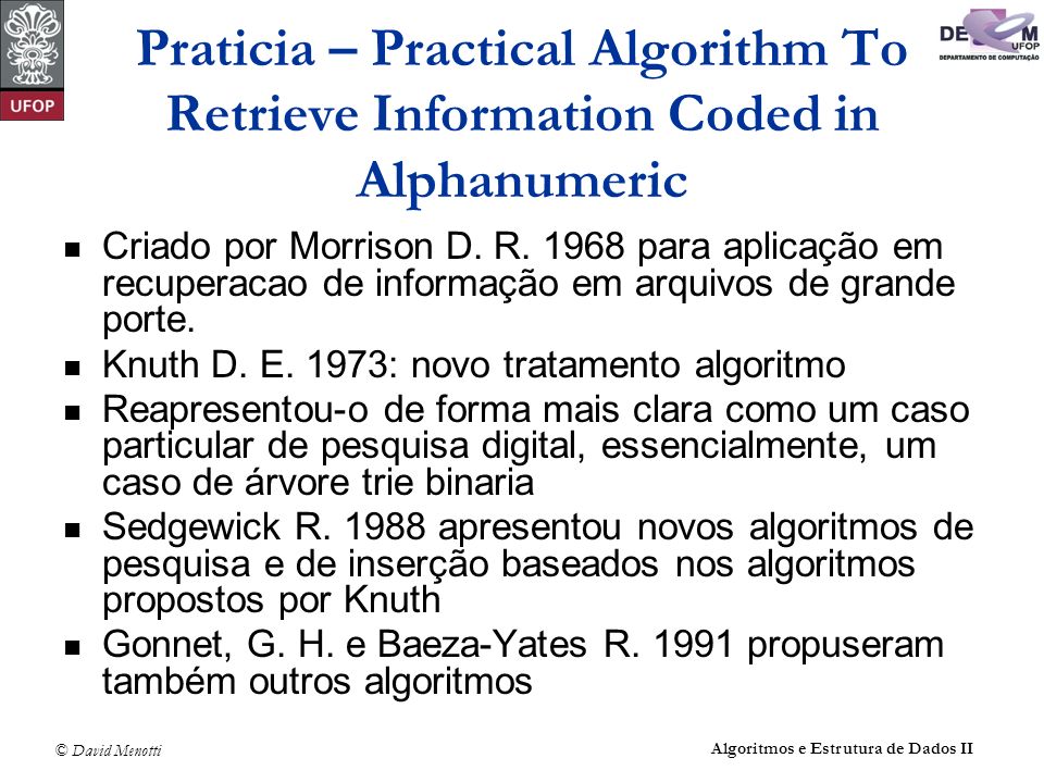 Praticia – Practical Algorithm To Retrieve Information Coded in Alphanumeric