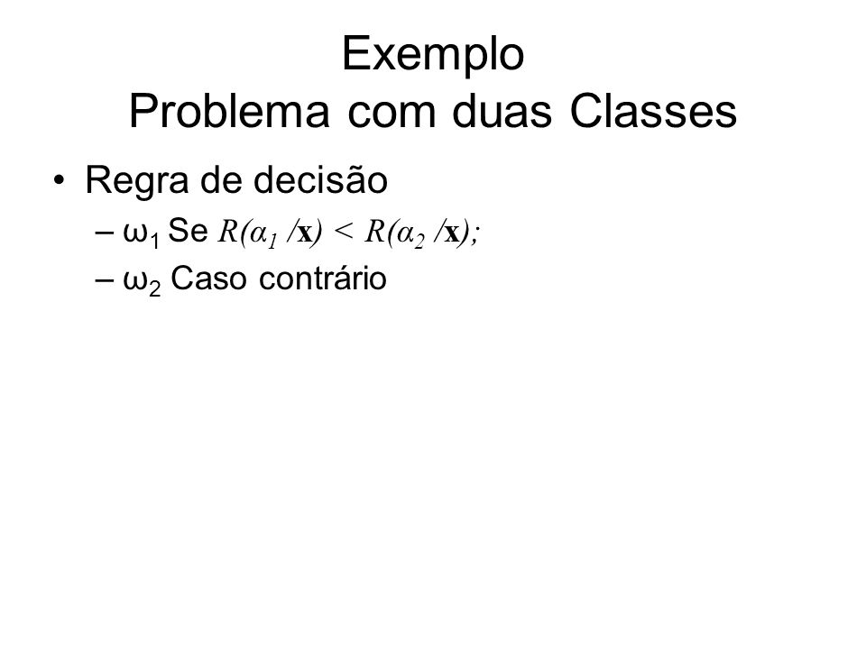 Exemplo Problema com duas Classes