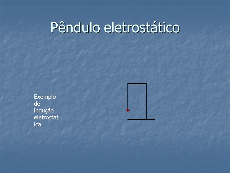 Pêndulo eletrostático