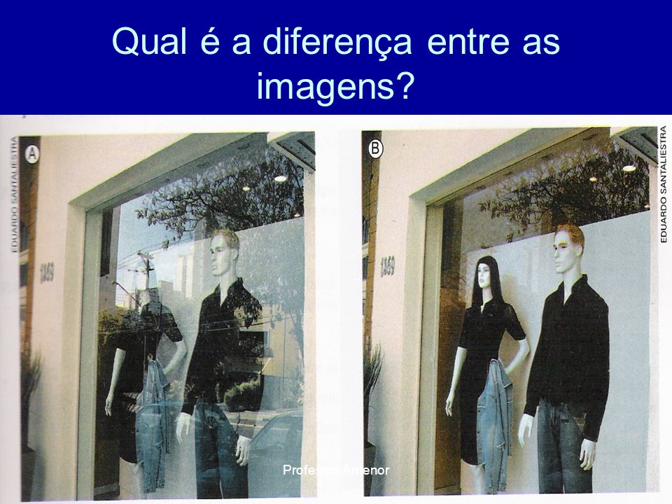 Qual é a diferença entre as imagens