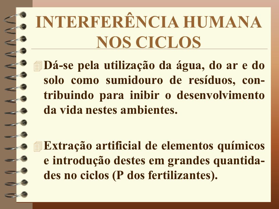 Aula 6 - Ações mitigatórias da interferência humana nos ciclos