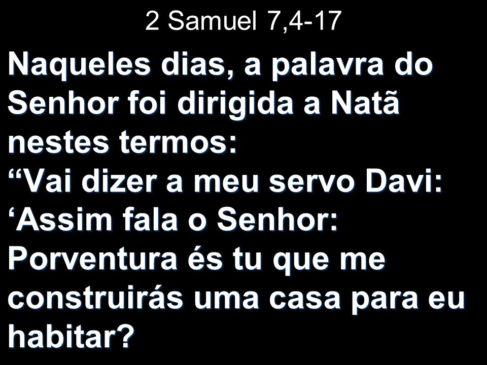 2 Samuel 7,4-17