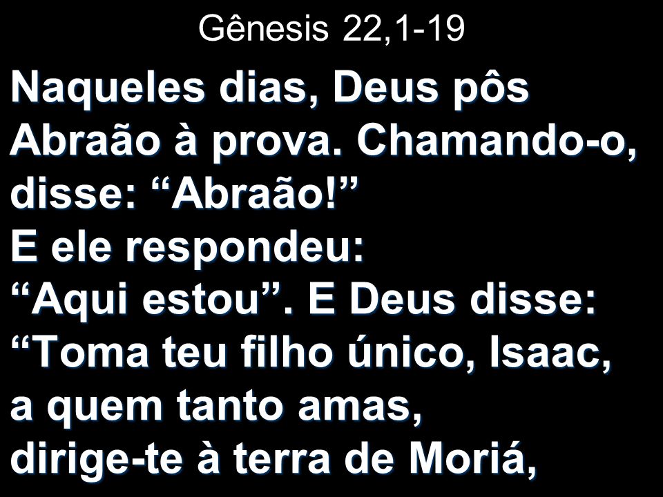 Gênesis 22,1-19