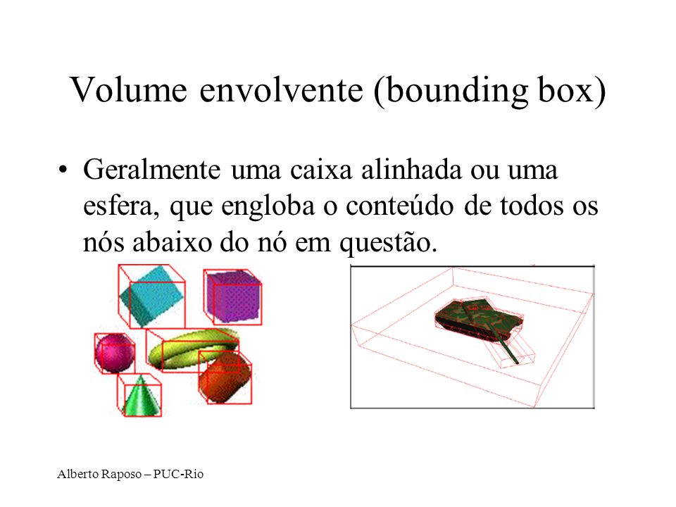 Volume envolvente (bounding box)