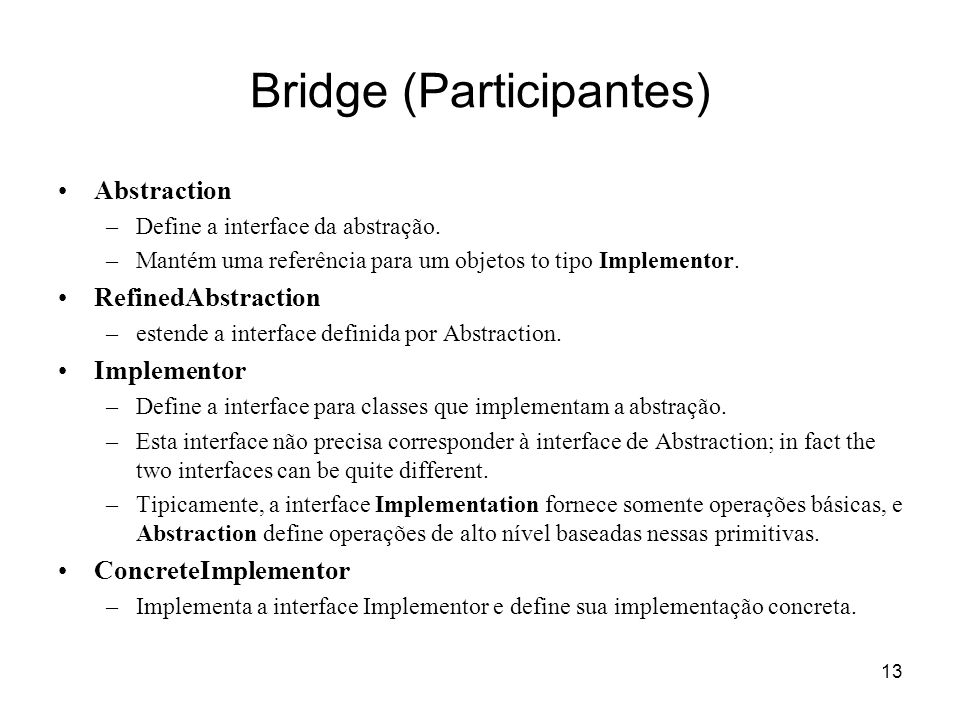 Bridge (Participantes)