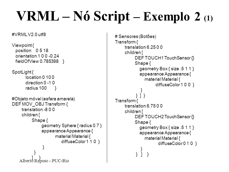 VRML – Nó Script – Exemplo 2 (1)