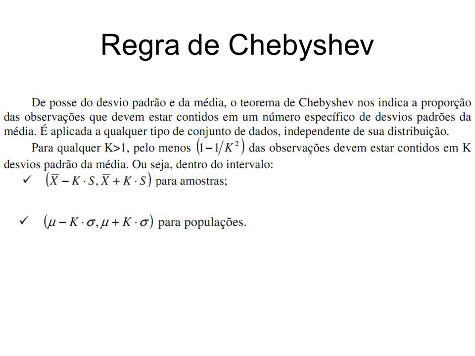 Regra de Chebyshev