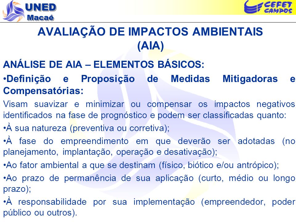 AVALIAÇÃO DE IMPACTOS AMBIENTAIS (AIA)