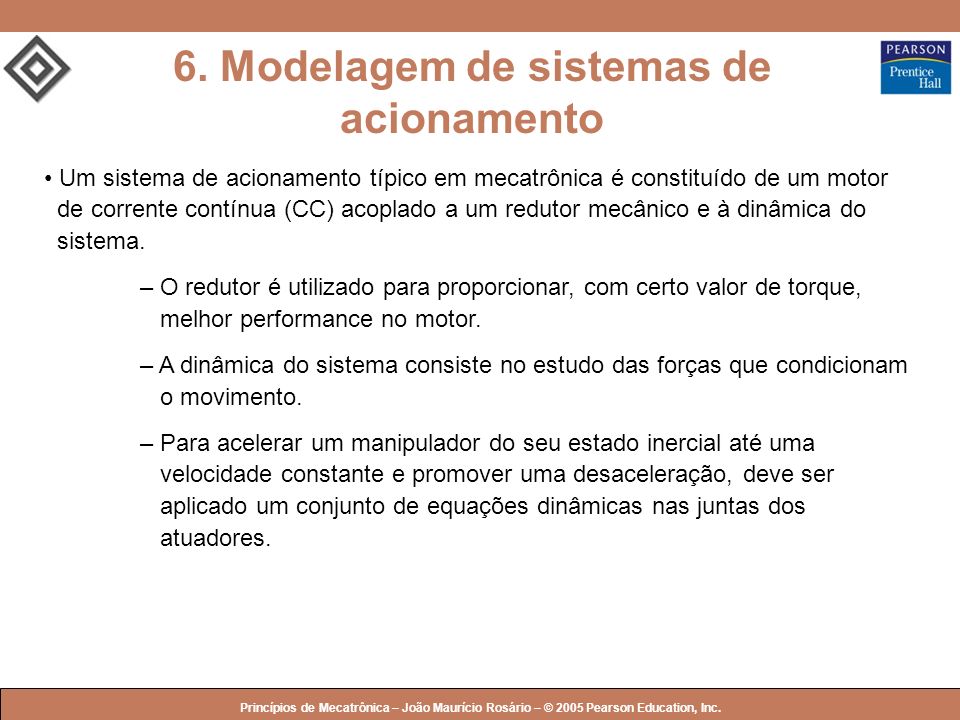 6. Modelagem de sistemas de acionamento