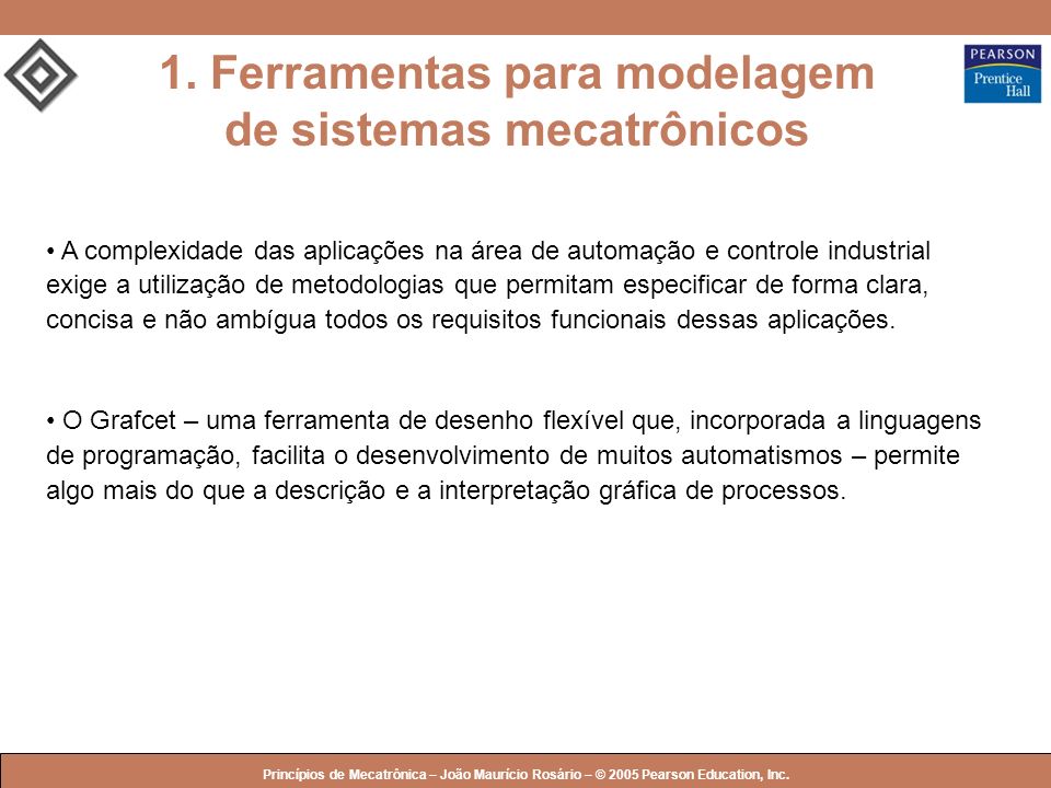 1. Ferramentas para modelagem de sistemas mecatrônicos