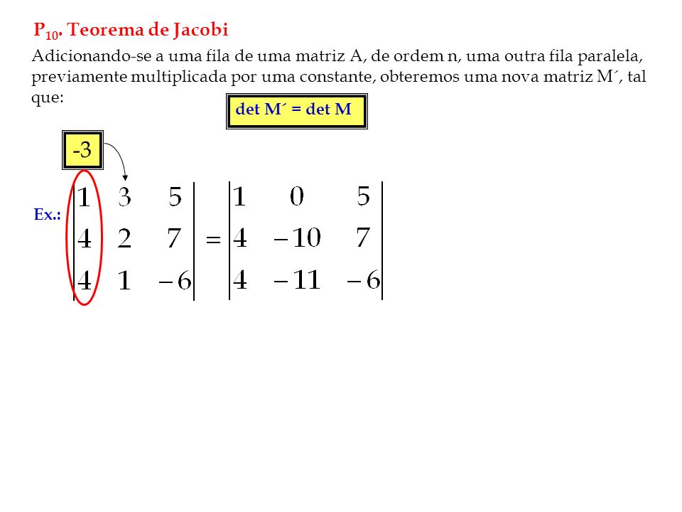 P10. Teorema de Jacobi
