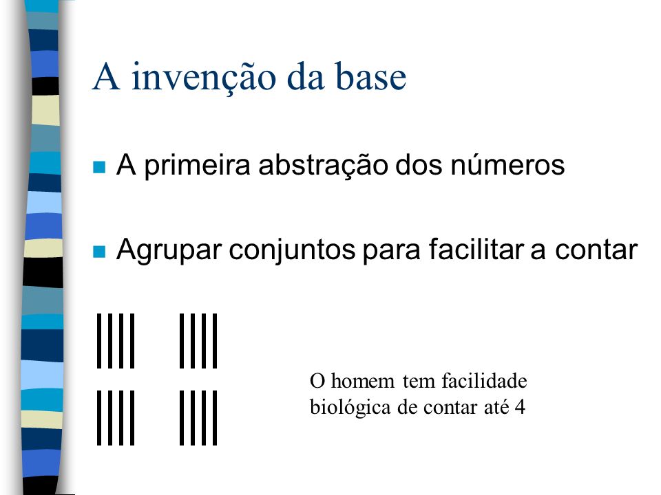A invenção da base A primeira abstração dos números