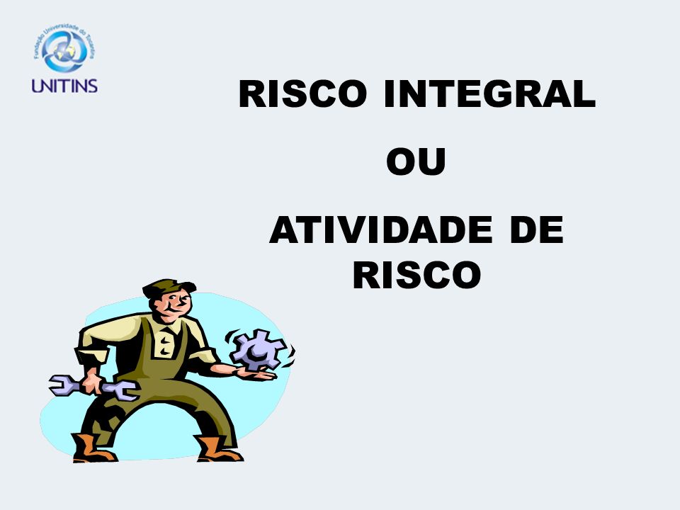 RISCO INTEGRAL OU ATIVIDADE DE RISCO