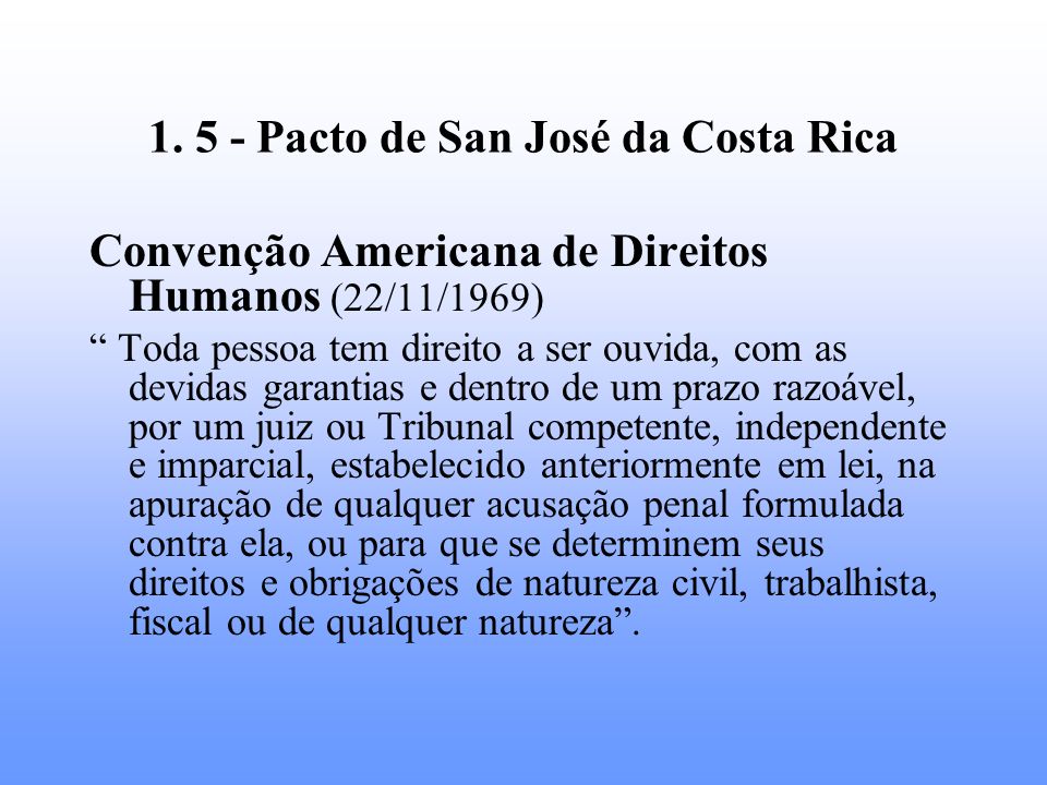 Pacto de San José da Costa Rica
