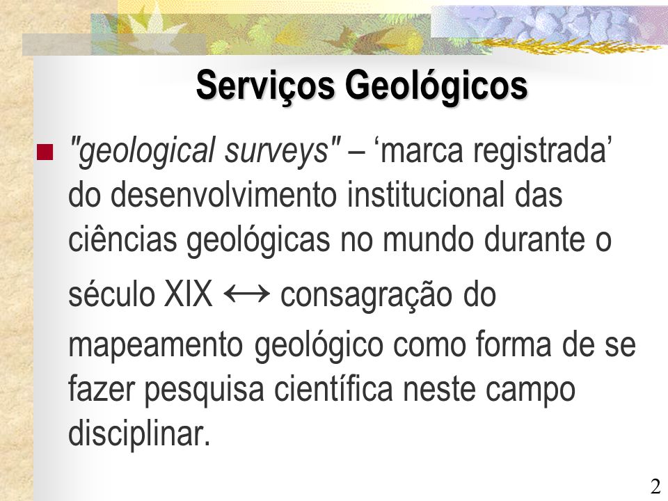 Serviços Geológicos