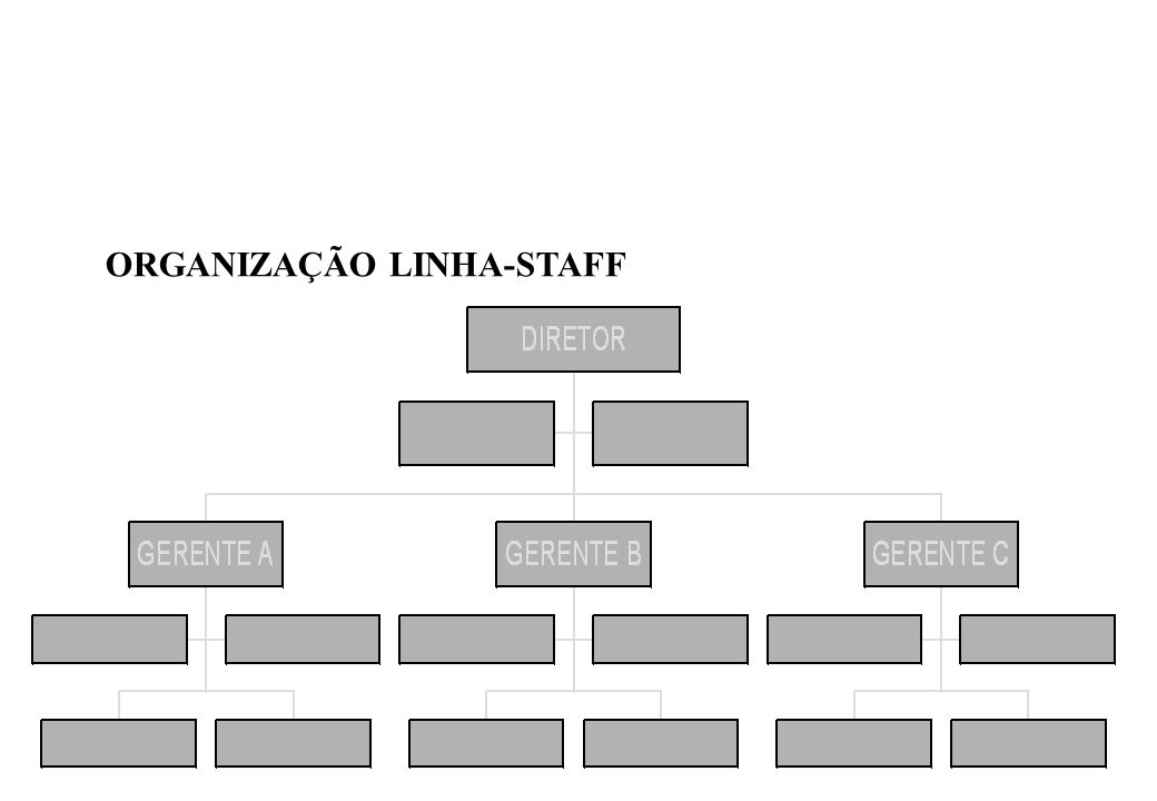 ORGANIZAÇÃO LINHA-STAFF