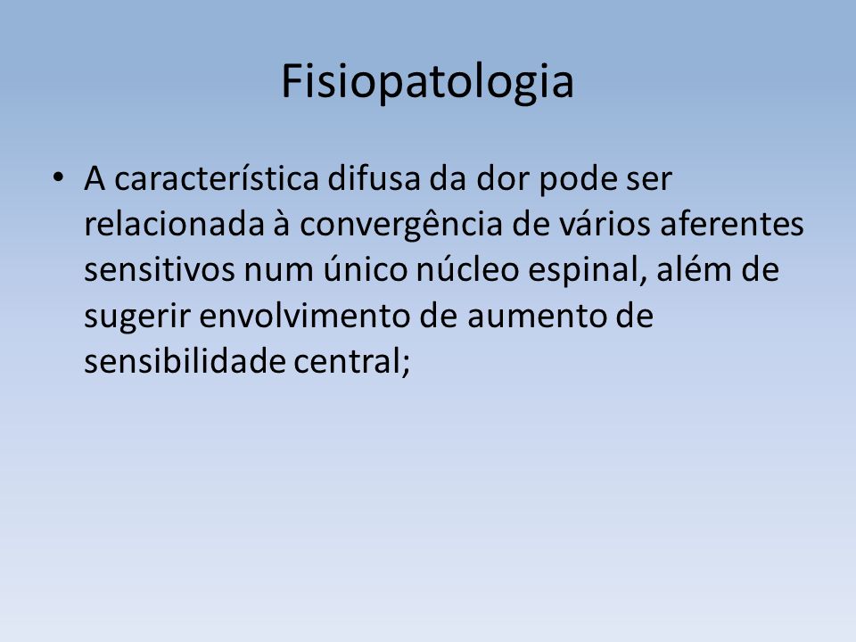 Fisiopatologia