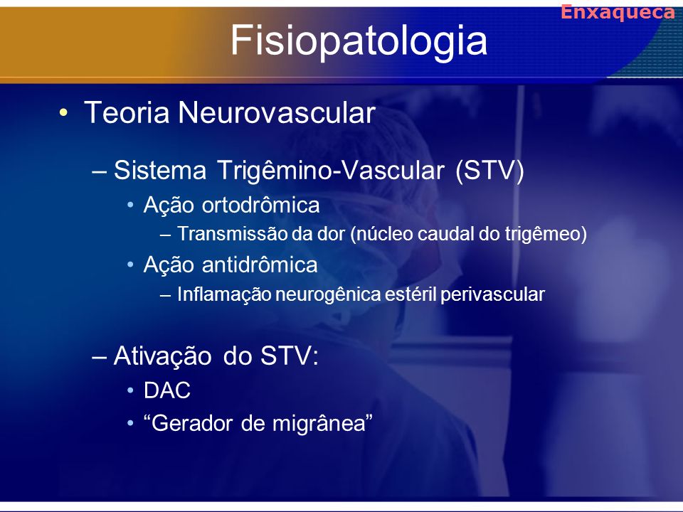 Fisiopatologia Teoria Neurovascular Sistema Trigêmino-Vascular (STV)