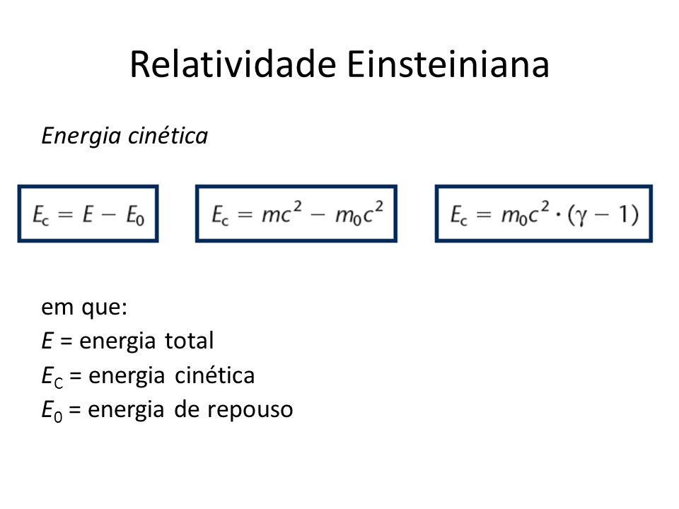 Relatividade Einsteiniana