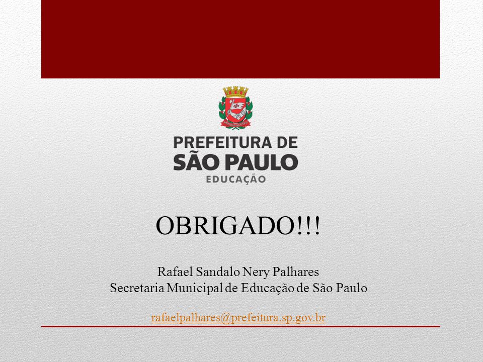 SECRETARIA MUNICIPAL DE EDUCAÇÃO DE SÃO PAULO - ppt carregar