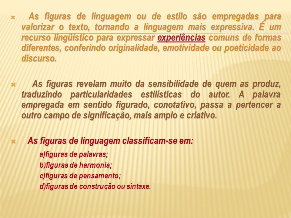PPT - As figuras de linguagem e os textos. PowerPoint Presentation, free  download - ID:3640839
