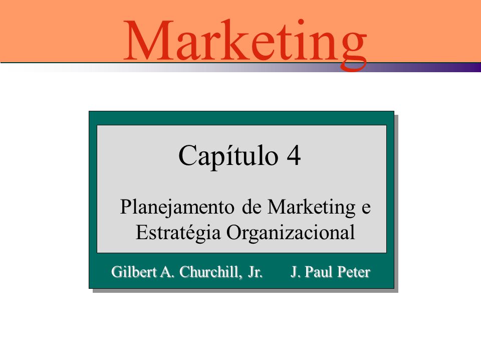 Planejamento de Marketing e Estratégia Organizacional