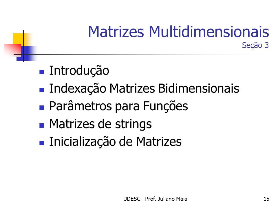 Matrizes Multidimensionais Seção 3