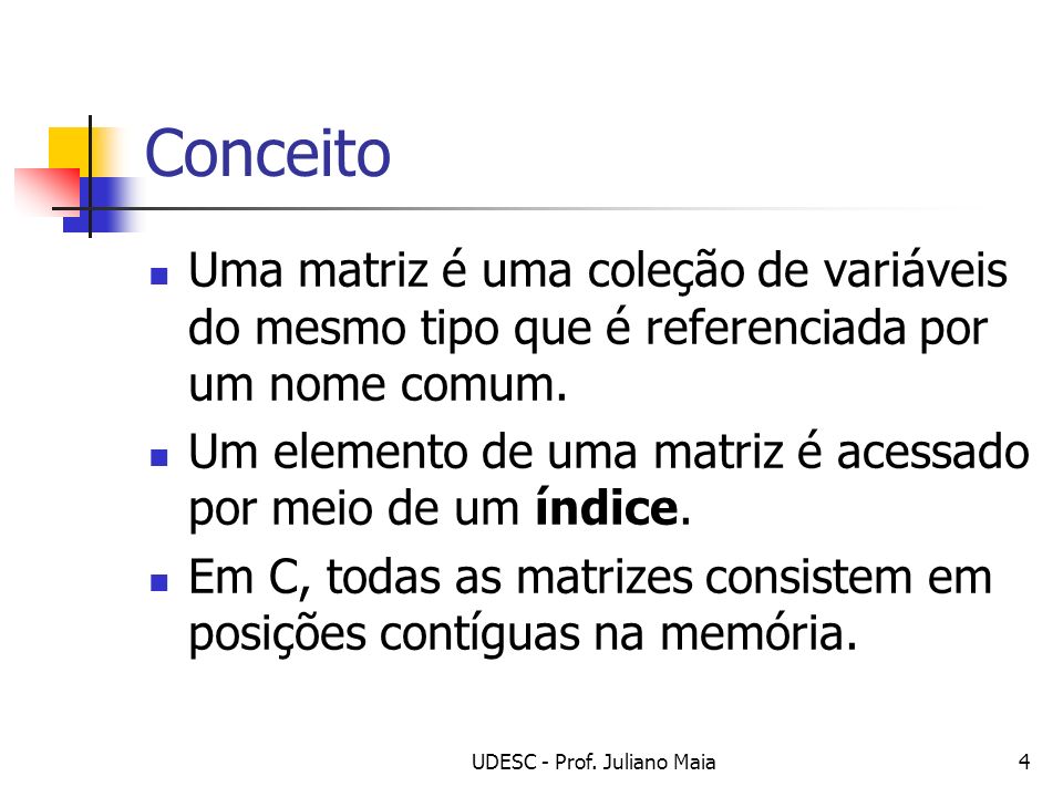 UDESC - Prof. Juliano Maia