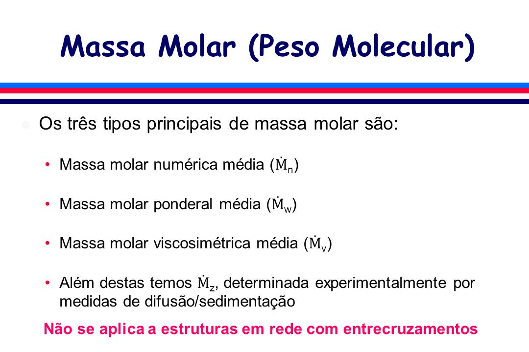 Massa Molar (Peso Molecular)