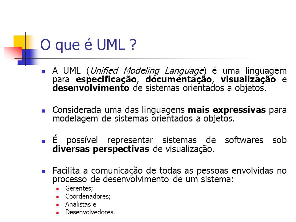O que é UML